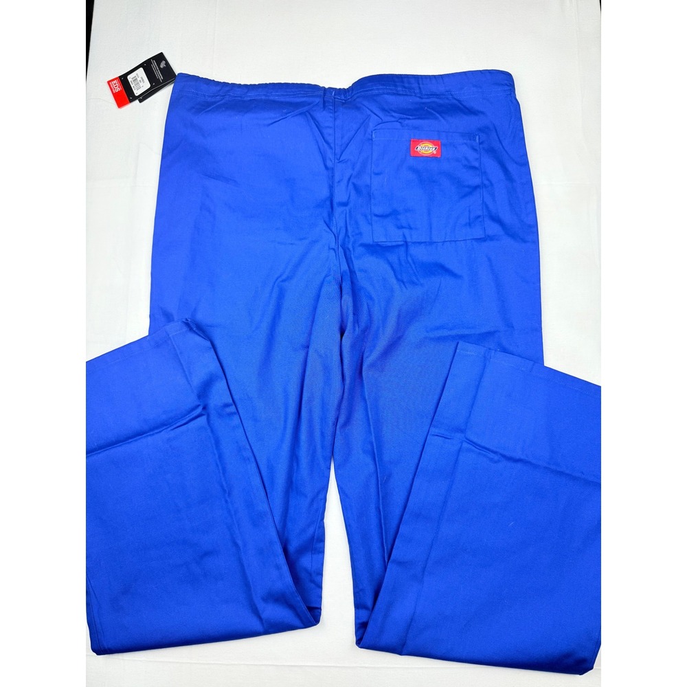Dickies Scrub Pants Small Blue EDS Signature Unisex Drawstring 83006 New - Picture 4 of 4